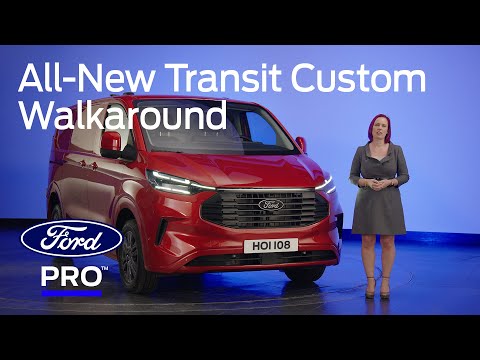 Thumbnail for All-New Ford Transit Custom | 5-Step Walkaround | Ford Ireland by Ford Transit Custom, Plug-in hybrid, Ford Transit, Car