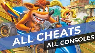 Crash Team Racing Nitro-Fueled - ALL Cheat Codes PS4, Xbox One & Switch