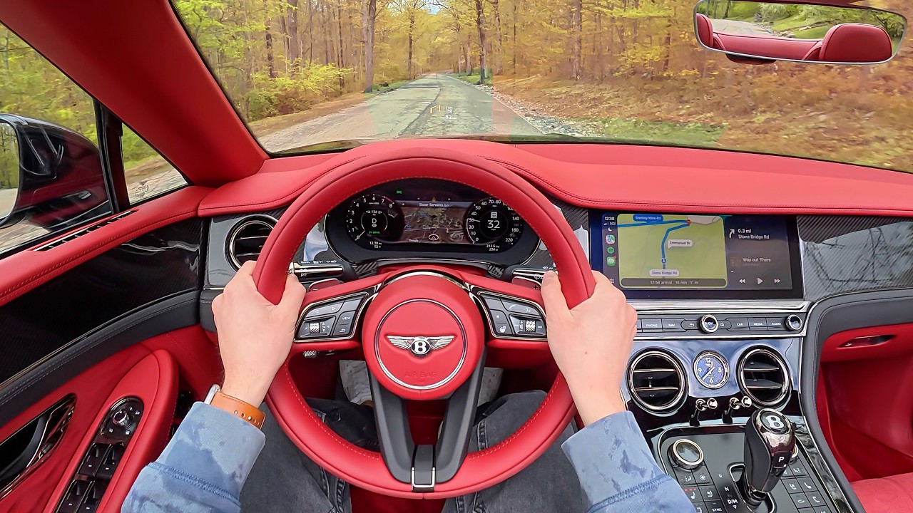 2027 Bentley Continental GTC S - POV Test Drive (Binaural Audio)