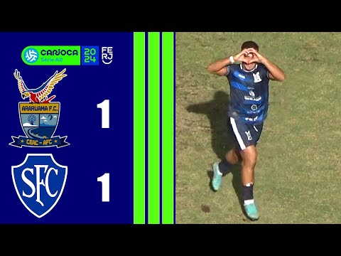 ARARUAMA 1X1 SERRANO - CARIOCA SÉRIE A2 - TAÇA SANTOS DUMONT - 3ªRODADA
