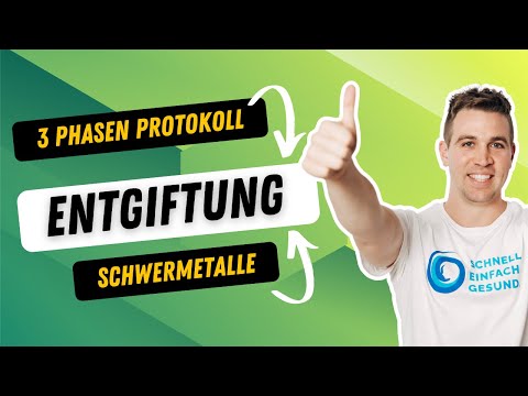 Biochemiker zeigt auf 😮 SCHWERMETALLE ausleiten in 3 Phasen [sanfte Entgiftung]