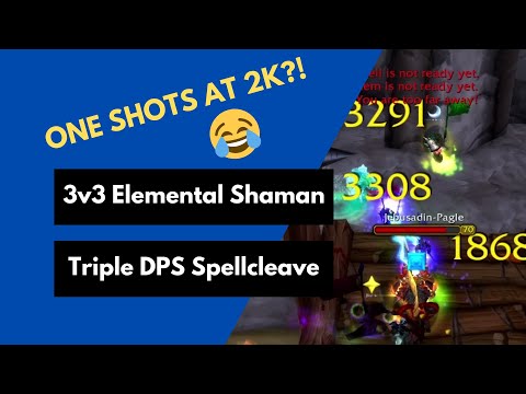 Elemental Shaman Arena: Spriest/ele/mage 3v3: One Shot KINGS