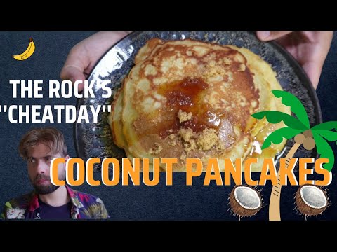 The Rock's ''Cheatday'' Epic COCONUT PANCAKES