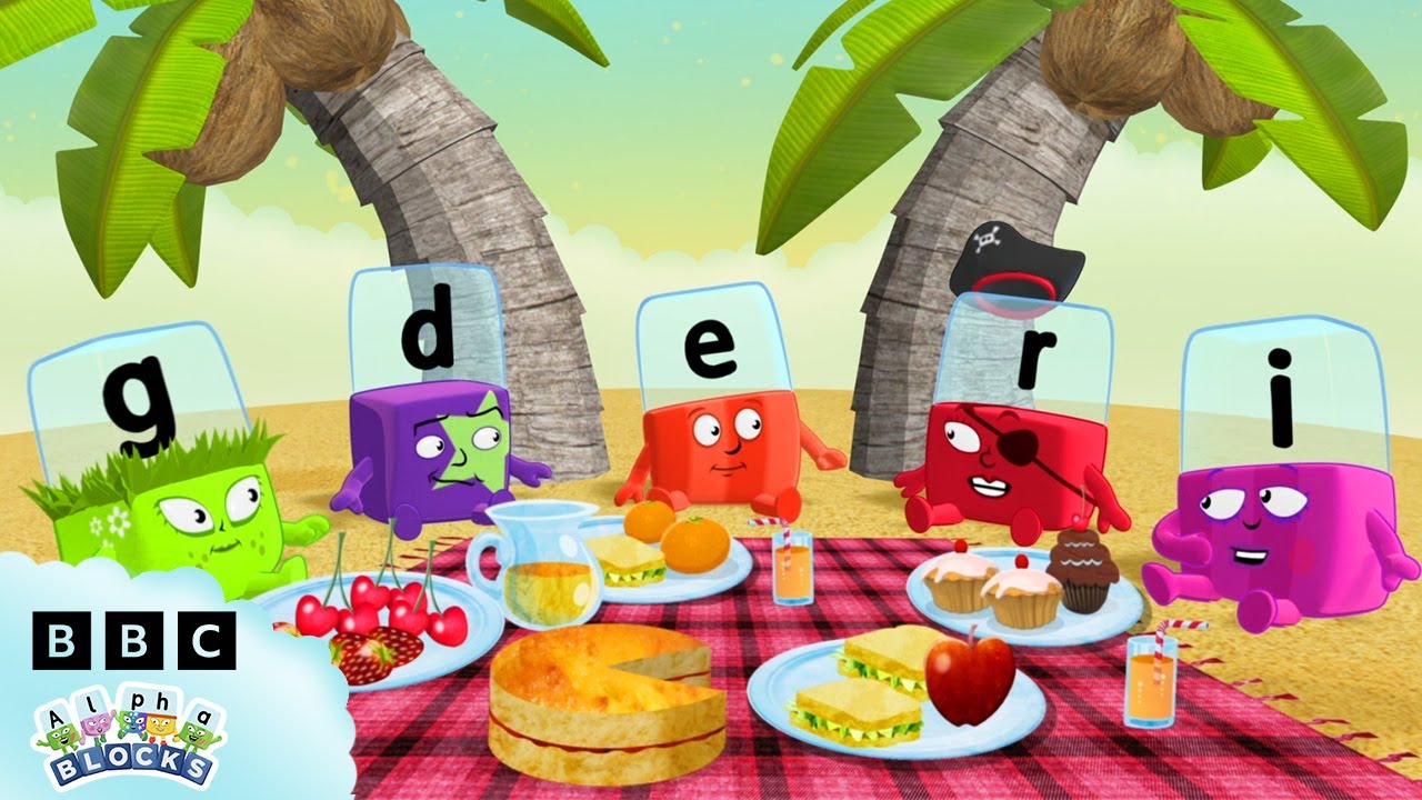 Alphabet Picnic with the Alphablocks | Learning & fun in the great outdoors | @officialalphablocks