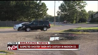 Police: Female shooter caught in Madison County after search