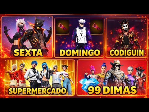 NEW FREE FIRE WEEKLY CALENDAR! NEW ITEMS, NEW EVENTS, DISCOUNTS... I SHOWED EVERYTHING!