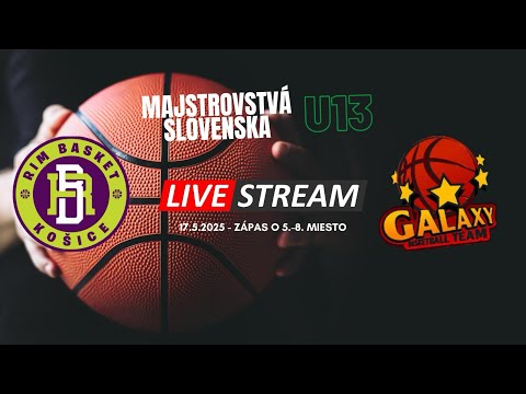 M-SR U13 - ŠBK GALAXY KOŠICE : RIM BASKET KOŠICE 31:60