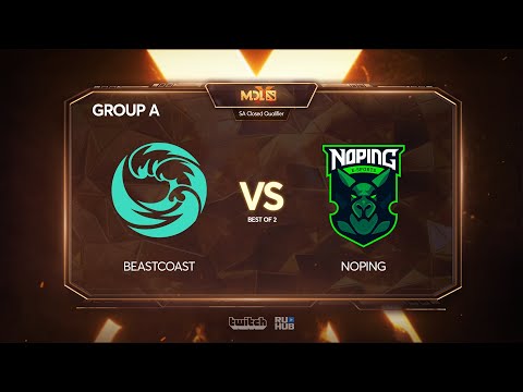NoPing vs beastcoast, MDL Chengdu Major Qualifier, bo2, game 1 [Eiritel]