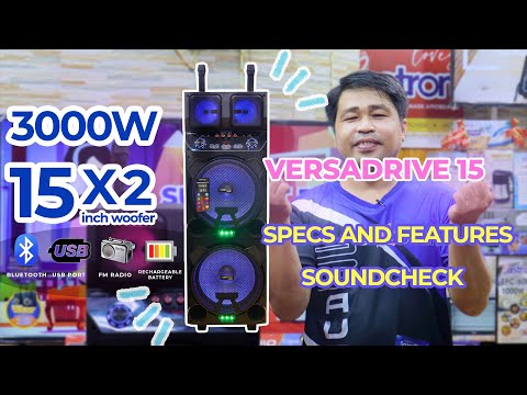 Features and Specifications of dB Audio Versadrive 15