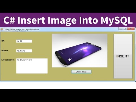 C# - How to insert Image In MySQL Database Using C# [ with source code ] Video