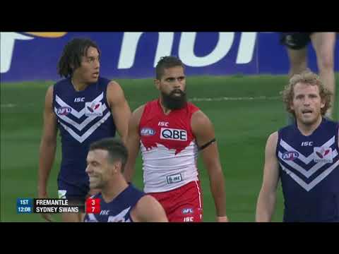2013 AFL Preliminary Final Fremantle vs Sydney 1st Qtr