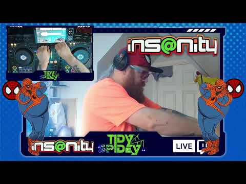TidySpidey - Insanity DJs Hard House stream 1.9.23 (166bpm+)