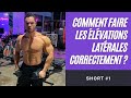 Comment faire les élévations latérales ? #Shorts