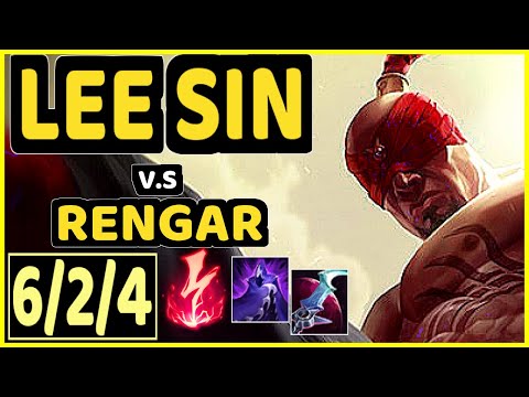 CLID (LEE SIN) vs RENGAR - 6/2/4 KDA JUNGLE CHALLENGER GAMEPLAY - KR