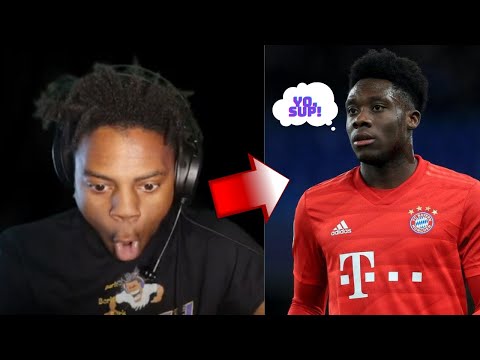 iShowSpeed Reacts To Getting DM'd By Pro Football Player Alphonso Davies! 😭
