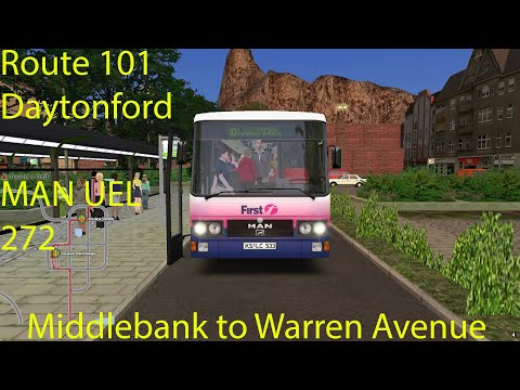 OMSI 2 - Daytonford Route 101, Middlebank to Warren Avenue (MAN UEL 272)