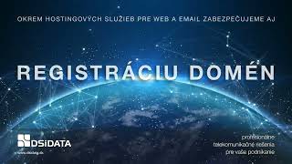 Registrácia domén -  slovenských alebo medzinárodných domén druhej úrovne