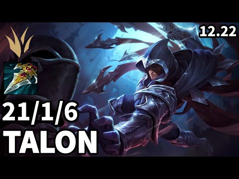 Talon Jungle vs Sylas - KR Master | Patch 12.22