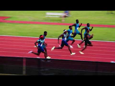 Men 100m Finals Section 1 PURE Athletics Global Invitational May 1, 2022