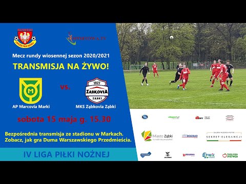 4 liga piłki nożnej AP Marcovia Marki vs MKS Ząbkovia Ząbki [2021.05.15]