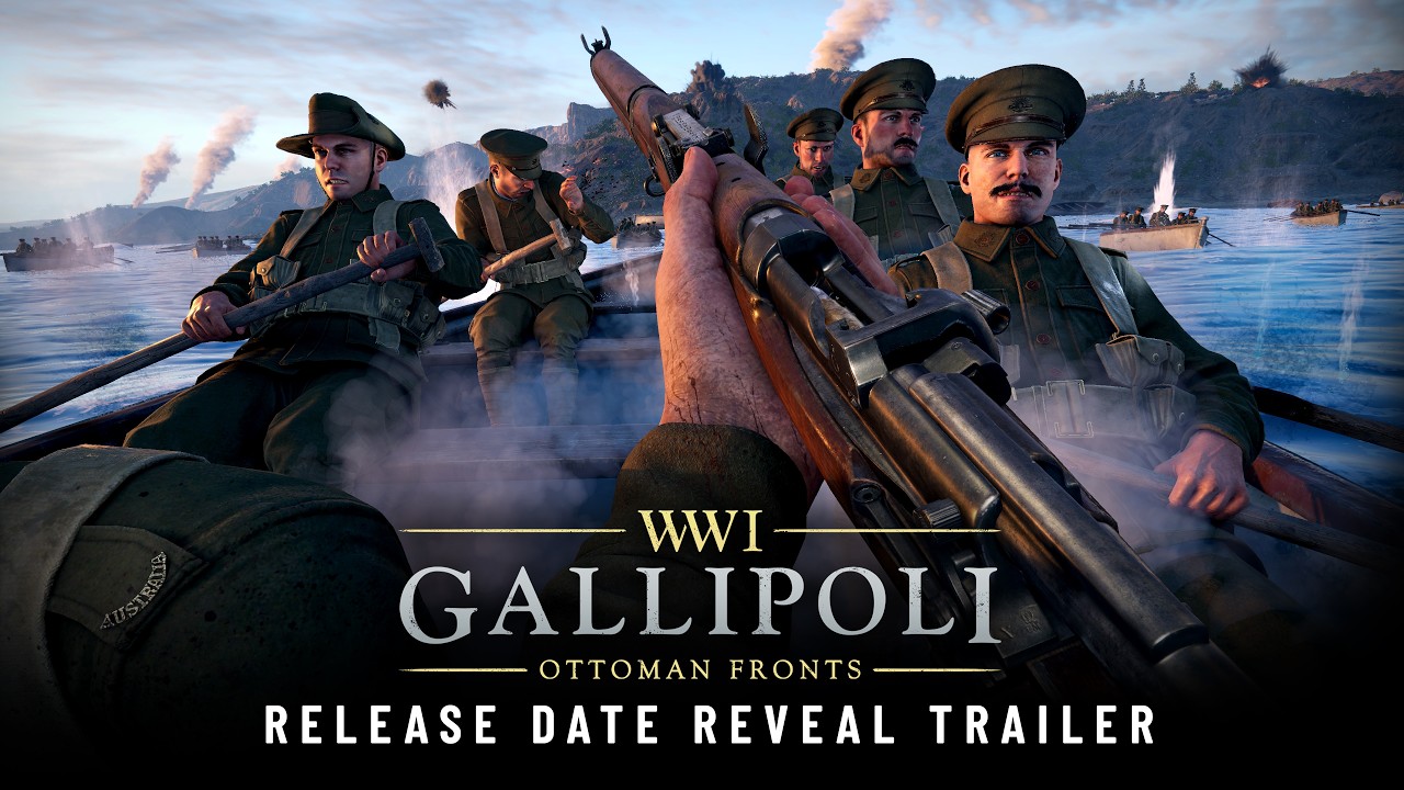 Gallipoli - Release Date Reveal Trailer | Anzac Cove | Steam, PS5, Xbox Series X|S & Epic