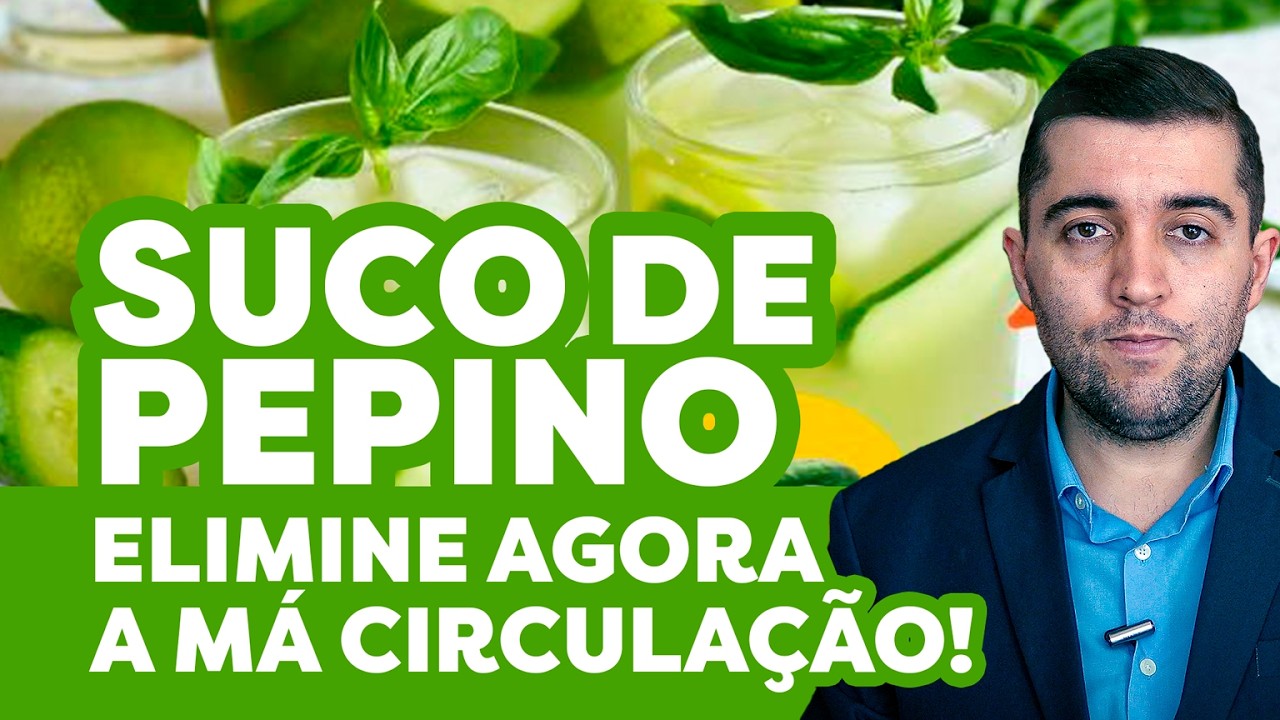 Suco de Pepino: O Segredo para Veias Fortes e Circulação Saudável! Afina o sangue? Quebra coágulos?