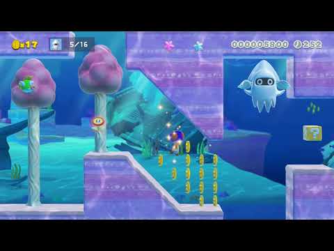 Blooper's Aurora by ShyGuy210 🍄 Super Mario Maker 2 🍄 No Commentary aap