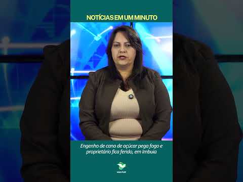 Imbuia: Dono de engenho de cana fica ferido nos pés ao retirar tratores de incêndio