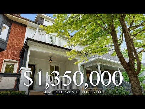 $1,350,000 - Elegantly Renovated Home Tour - 50 Muriel Avenue - Toronto