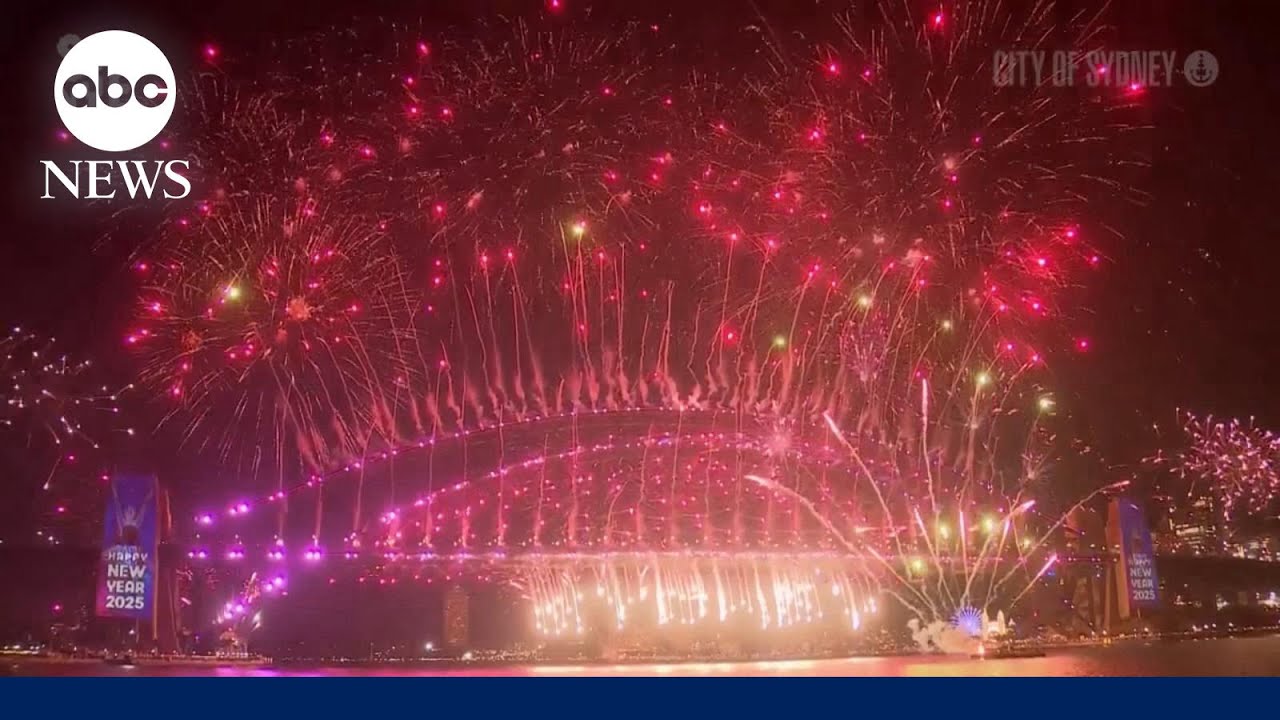 New Year's 2025: Sydney rings in celebrations with fireworks display