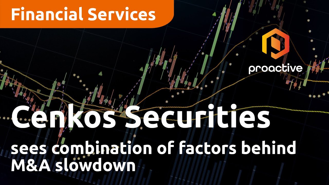 Cenkos Securities sees combination of factors behind M&A slowdown