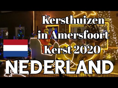 NEDERLAND Kersthuizen in Amersfoort kerst 2020