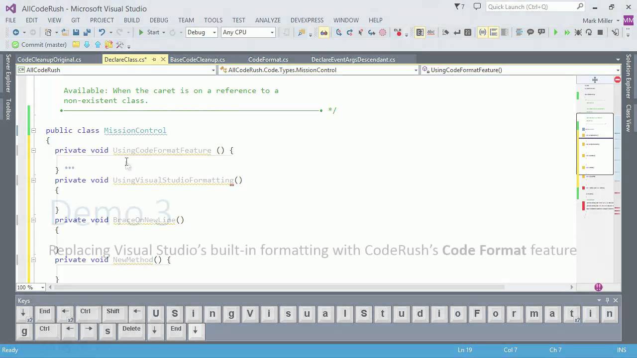 DevExpress CodeRush: Code Formatting Options