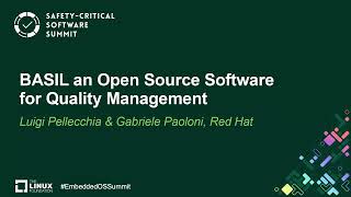BASIL an Open Source Software for Quality Management - Luigi Pellecchia & Gabrie