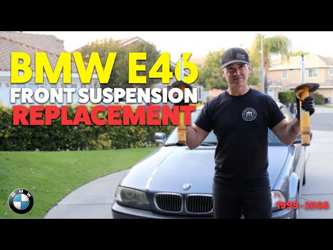 BMW E46 Front Suspension Replacement- Struts, Control Arms, Tie Rod Ends, Sway Bar Links 2001-2006