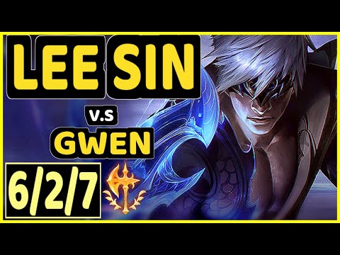 LEE SIN vs GWEN - 6/2/7 KDA TOP CHALLENGER GAMEPLAY - NA