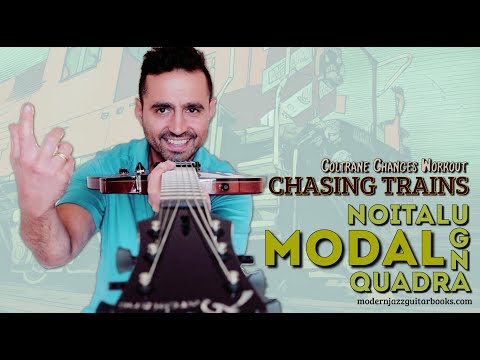 MODAL QUADRANGULATION (Chasing Trains - Coltrane Changes Workout) - Modern Quartal Melodic Phrasing