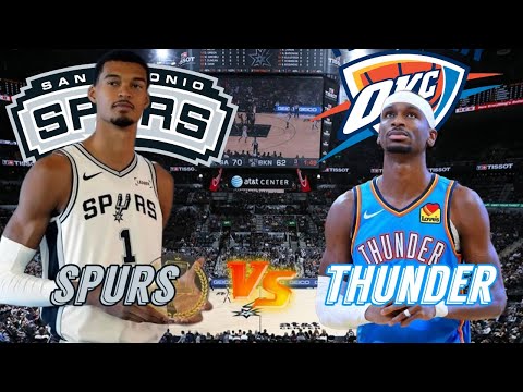 San Antonio Spurs vs Oklahoma City Thunder Live Play by Play & Scoreboard