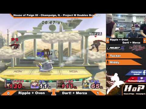 [House of Paign III] Ripple/Oven (Dedede, Peach) vs. Dart!/Merza(Ganon/Ganon,Marth) PM Doubles