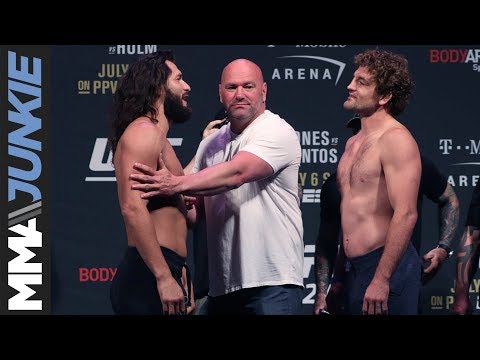 UFC 239: Jorge Masvidal vs. Ben Askren ceremonial faceoff