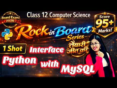 Interface Python With Mysql Class 12 Computer Science Python Mysql Connectivity