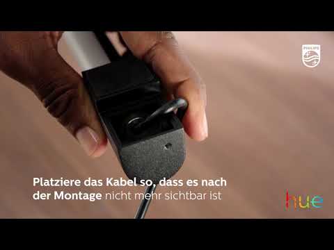 So montierst Du den Philips Hue Play Gradient Light Tube an der Wand