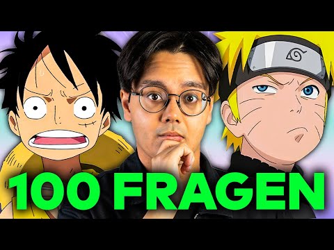 Raafey stellt sich ultimativem 100 FRAGEN ANIME QUIZ!