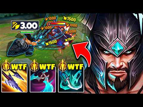 Tryndamere but I have so much attack speed it looks like I'm hacking (3.0 ATTACK SPEED WTF?)