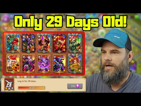 29 Day old Account Review | Castle Clash