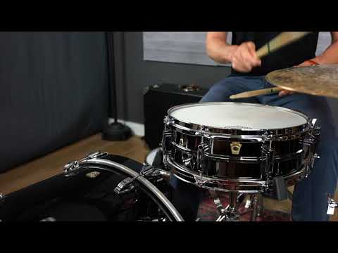 Ludwig LB414 5x14 Black Beauty 8-Lug Snare Drum - Presented by: Carter McLean