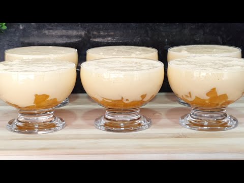 PREPARE EM 3 MINUTOS SEM LEITE CONDENSADO! SOBREMESA FÁCIL E DELICIOSA!