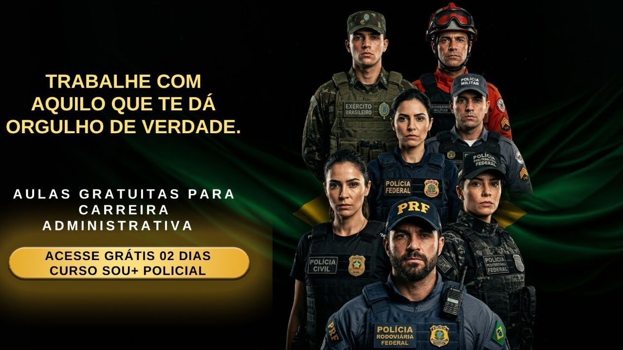 Aulas Gratuitas Concursos Federais Ensino Médio: + 10h de aulas para carreira administrativa