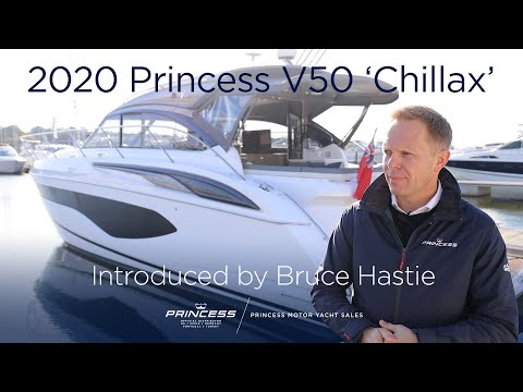 2020 Princess V50 'J La (previously 'Chillax')' Broker Walkthrough with Bruce Hastie