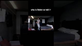 he’s all legs and cheekbones #dylanisintrouble